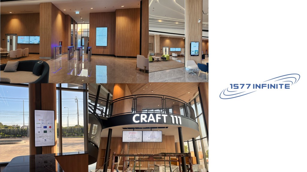 งานติดตั้งจอ LED, Signage Display ให้กับ 1577 Infinite พร้อมซอฟต์แวร์ Signnex On-Premise