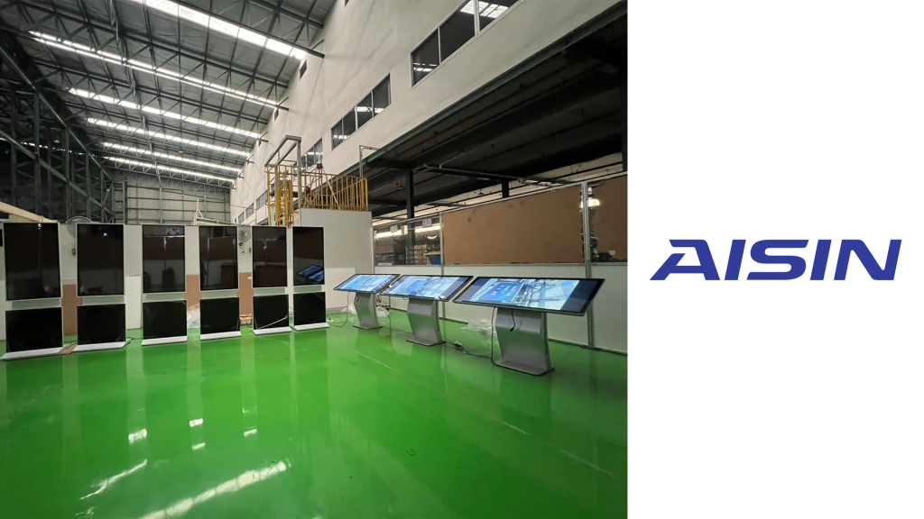 งานติดตั้งจอ Digital Signage Kiosk พร้อมซอฟต์แวร์ On-Premise