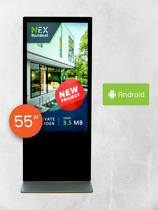 Floor Standing Kiosk 55 Inch (Android)