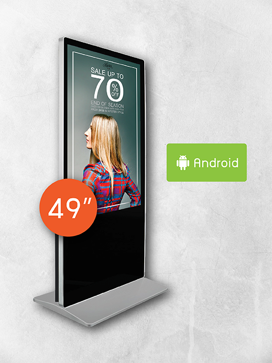 Floor Standing Kiosk 49 Inch (Android)