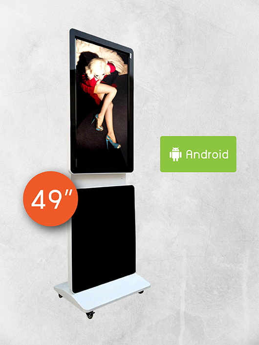 Rotating Screen Kiosk 49 Inch